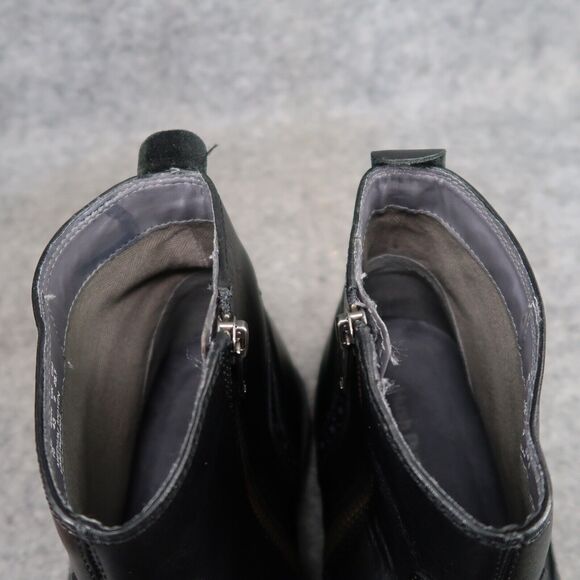 Hush Puppies Shoes Mens 10 Ankle Boots Shepsky Black Leather Zip Dress Classic main image 8